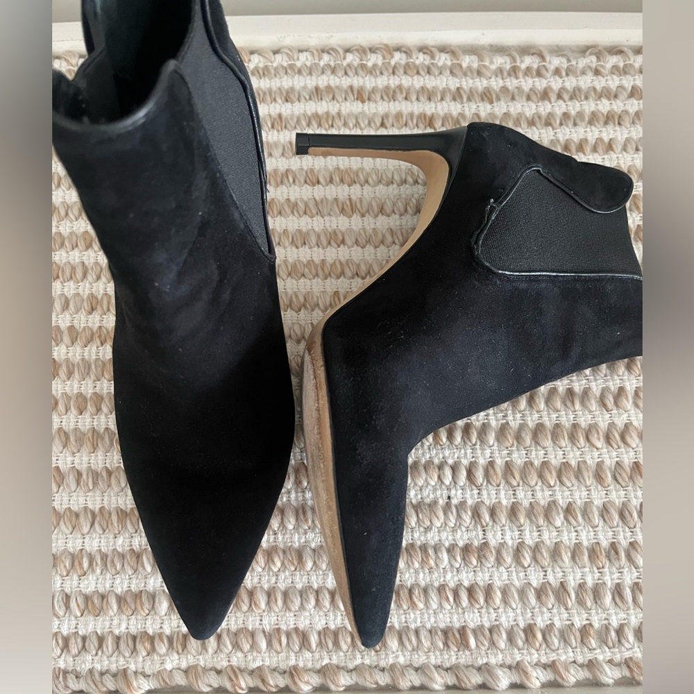 Tory Burch Black Suede Women's Ankle Boots